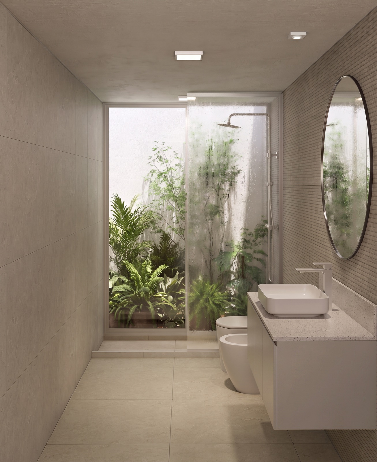 NUMA1 — Baño con patio de luz